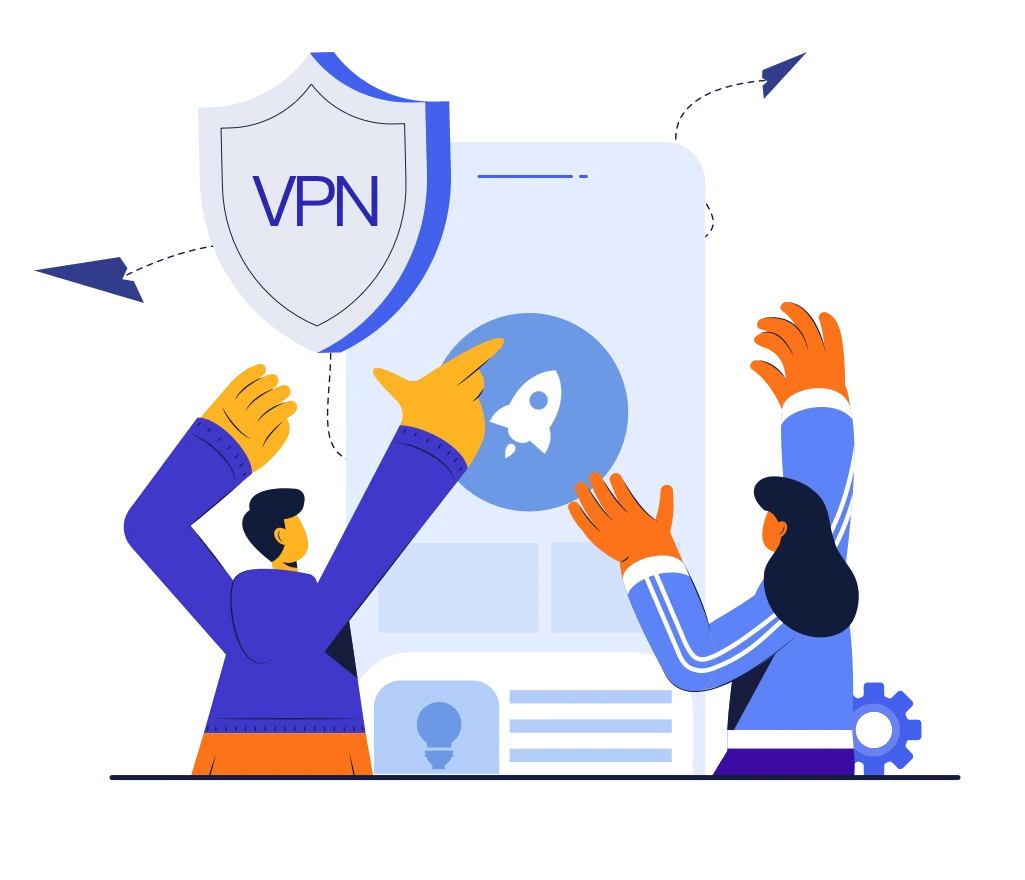 快连 VPN 连接成功后的界面示意